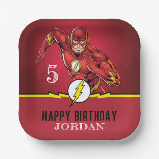 Assiettes En Carton Comics DC | Flash Anniversaire