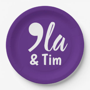 Assiettes En Carton Comma Kamala et Tim 2024