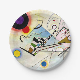 Assiettes En Carton Composition Kandinsky 8