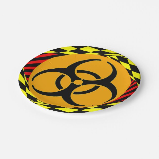 Assiettes En Carton Conception bioaléatoire par Kenneth Yoncich (Angle)