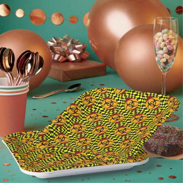 Assiettes En Carton Conception bioaléatoire par Kenneth Yoncich (Multi)