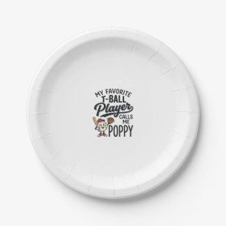 Assiettes En Carton Conception de chemise Je m'appelle Poppy par le jo