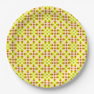 Assiettes En Carton Conception de fleurs Lilly pour plaque de papier