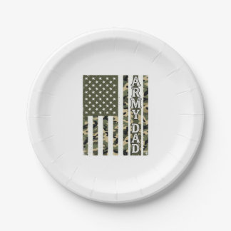Assiettes En Carton Conception de t-shirt vintage drapeau américain ca