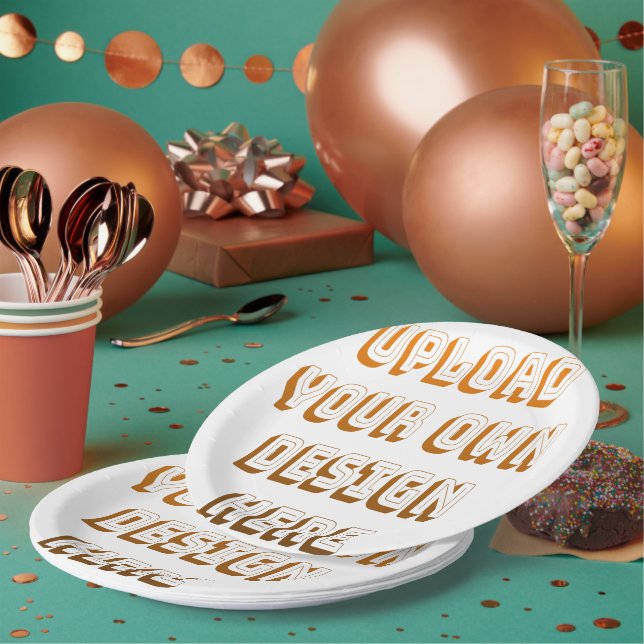 Assiettes En Carton Conception de téléchargement personnalisé de produ (Multi)