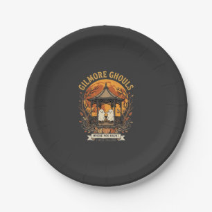 Assiettes En Carton Conception de tonnelle fantôme Halloween Gilmore G