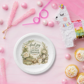 Assiettes En Carton Conception Inspirationnelle Cottagecore Florale Bo