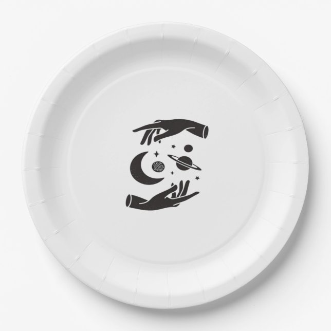 Assiettes En Carton Conception Whimsigoth (Devant)