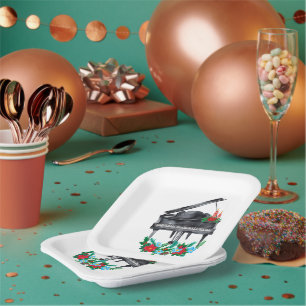 Assiettes En Carton Concert de piano de vacances Considérant