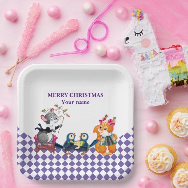 Assiettes En Carton concert Young Animal (Fête)