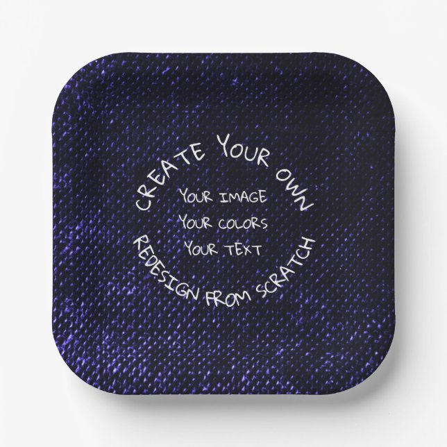 Assiettes En Carton Concevoir ce produit entièrement personnalisable (Recto)