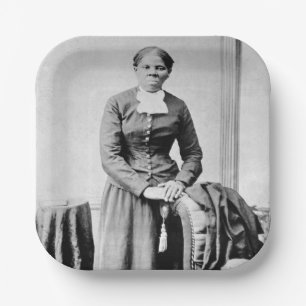 Assiettes En Carton Conducteur Harriet Tubman Chemin de fer souterrain