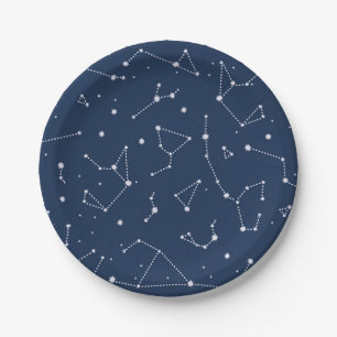 Assiettes En Carton Constellations