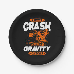 Assiettes En Carton Contrôles de gravité aléatoires - Motocross & Dirt