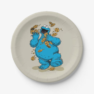 Assiettes En Carton Cookie Monster Crazy Cookies