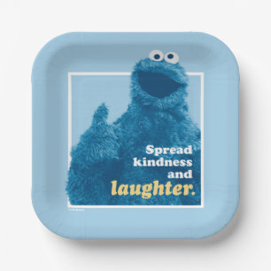 Assiettes En Carton Cookie Monster Propager la gentillesse et le rir