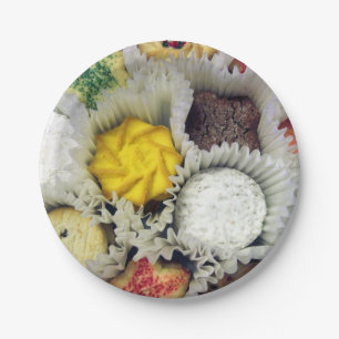 Assiettes En Carton Cookies Plaques de papier personnalisées - 7 pouce