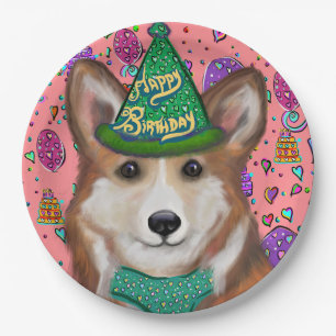 ASSIETTES EN CARTON CORGI GALLOIS DE PEMBROKE