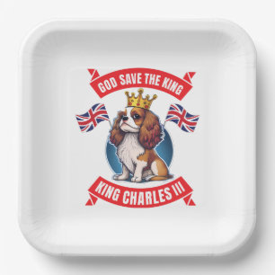 Assiettes En Carton Coronation Cavalier King Charles