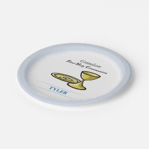 Assiettes En Carton Corps de communion et petit-fils de sang