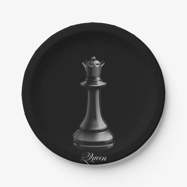 Assiettes En Carton Costume Chess Lover (Devant)