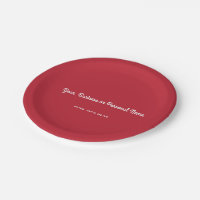 couleur cardinale rouge uni -personnalisées