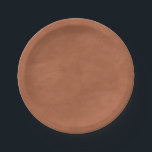 Assiettes En Carton Couleur simple Terra Cotta - Aquarelle modifiable<br><div class="desc">Aquarelle en Terra Cotta Couleur Mariage modifiable Plaques de papier. Vous pouvez changer l'arrière - plan en n'importe quelle couleur pour correspondre à votre thème ! Ce design mariage moderne a une belle texture aquarelle, et des couleurs riches qui sont parfaites pour l'automne. Montrée dans la colorway de Terracotta, la...</div>