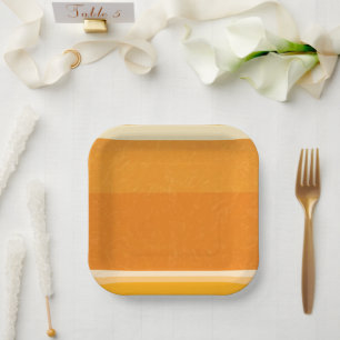 Assiettes En Carton Couleurs de tranches de fruits à l'agrumes juteux