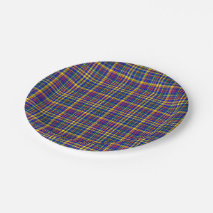 Assiettes En Carton Couleurs primaires, PLAQUES DE PARTIES DE 13 PAPIE