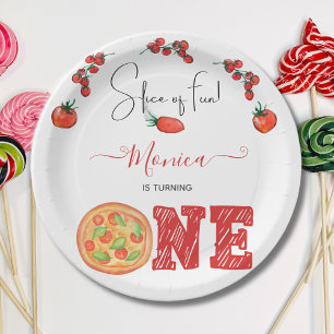 Assiettes En Carton Coupe de plaisir, premier anniversaire
