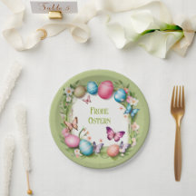 Couronne de Pâques : Joyeuses Pâques -