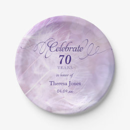 Assiettes En Carton Coutume adulte de fête d'anniversaire plaque à