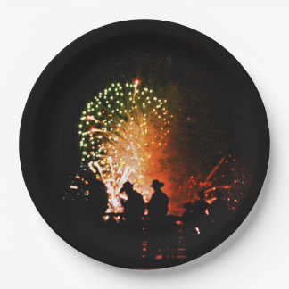 Assiettes En Carton Cowboy 4th of July Paper Plates