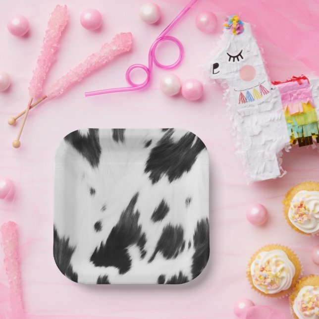 Assiettes En Carton Cowboy Western Country Farm Rodeo fête d'anniversa (Fête)