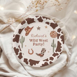 Assiettes En Carton Cowboy Wild West fête d'anniversaire garçon<br><div class="desc">Cowboy Wild West fête d'anniversaire garçon Papier Plaques Correspondances articles disponibles.</div>