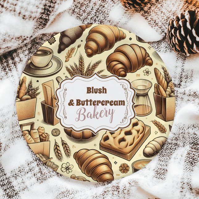 Assiettes En Carton Cozy Cottage Baking (Créateur téléchargé)