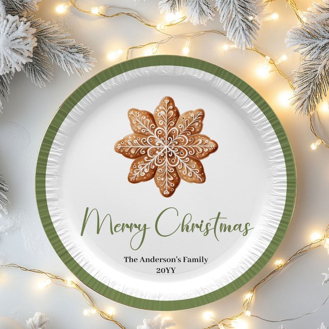 Assiettes En Carton Cozy Scandinavian Christmas Custom Family Plates (Cozy Scandinavian Christmas Custom Family Plates)
