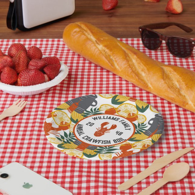 Assiettes En Carton Crawfish Boil Party -Cajun Seafood Celebration (Pique-nique)