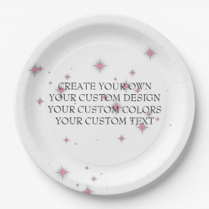 Assiettes En Carton Create Your Own - Your Image Here