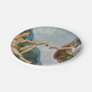 Assiettes En Carton Création d'Adam - Michaël Angelo 1475 - 1564