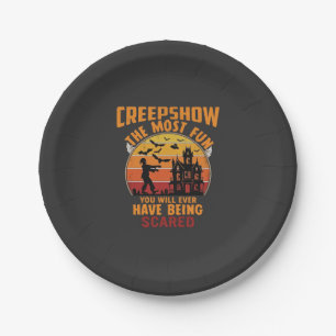 Assiettes En Carton Creepshow Halloween Zombie Maison Hantée Coucher d