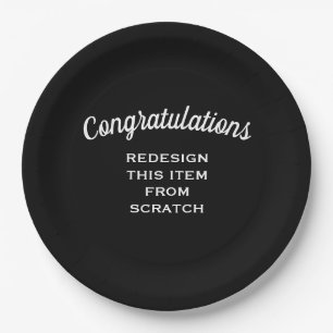 Assiettes En Carton Créez votre propre