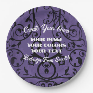 Assiettes En Carton Créez votre propre Customisé