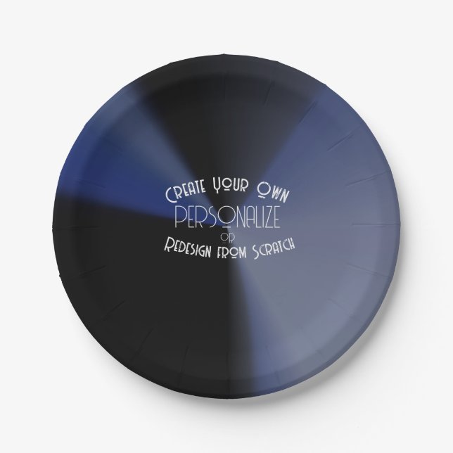 Assiettes En Carton Créez votre propre personnalisation (Devant)