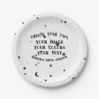 Assiettes En Carton Créez votre propre personnalisation personnalisée