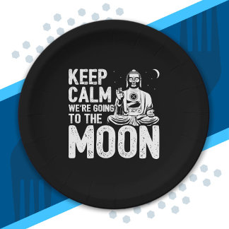 Assiettes En Carton Cryptodevise XRP Vers La Lune Conserver Crypto Cal