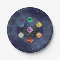 Cube de Metatron Chakras Géométrie sacrée