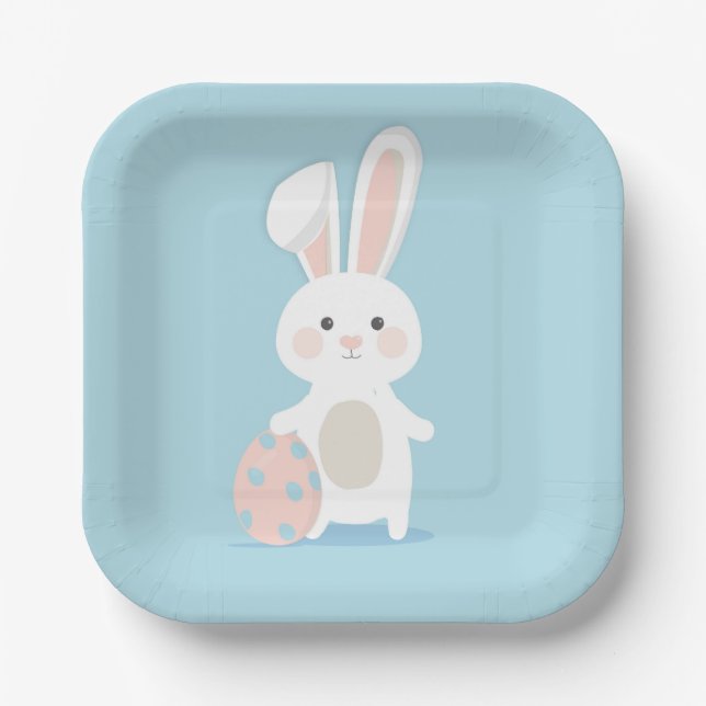 Assiettes En Carton cuite à lapins (Recto)
