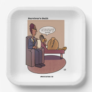 Assiettes En Carton Culpabilité du survivant