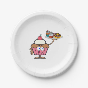 Assiettes En Carton Cupcake Sweets Your Day